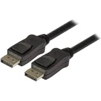 EFB Elektronik DisplayPort 1.2 Anschlusskabel, 4K60HZ Stecker-Stecker, 5m, schwarz Schirmung: Folie + GeflechtLeite