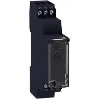 Schneider Electric Electric RE17RCMU Zeitrelais rückfallverzögert, 0,1 s-100 h, Relais 1 W, 24 VDC/24-240VAC