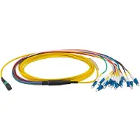 EFB Elektronik MTP-F/LC 12-Fasermatrix Patchkabel OS2,LSZH gelb, 5m, Anwendung: Geeignet für Übertr