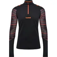 Hummel Hmlblaze Pro Training Half Zip - black/orange, Größe:S