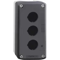 Schneider Electric XALD03 Wandplatte/Schalterabdeckung Grau