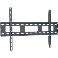 Techly Wandhalterung für LCD TV LED 40"-65",Ultra slim fix, schwarz, Wandabstand 22