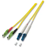 EFB Elektronik Duplex Jumper LC-E2000 9/125, OS2, LSZH, gelb, 3mm,