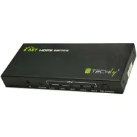 Techly 5 IN 1 OUT HDMI Umschalter mit Fernbedienung, 4Kx2K, 3D IDATA HDMI-4K51