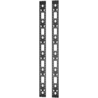 APC Easy Rack vertikaler 0HE Zubehörkanal, 42HE, 2 Stück, Regal-Schiene, Schwarz, 2 Stück(e), 6 kg