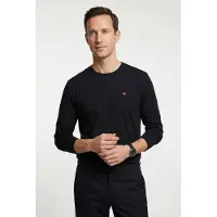 Napapijri T-Shirt Salis LS 1 Herren Black 041-S