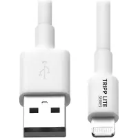 Tripp Lite M100-003-WH USB-A-zu-Lightning Sync/Ladekabel (Stecker/Stecker) – MFi-, Weiß, 0,9 m, 1 m, Lightning, USB A, Stecker, Stecker, Weiß