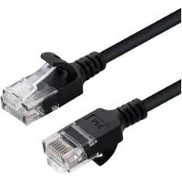 Microconnect V-UTP6A10S-SLIM, 10 m, Cat6a, U/UTP (UTP), RJ-45, RJ-45, Schwarz