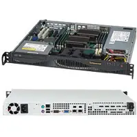 Supermicro SC512 F-350B1 - Rack-Montage 1U