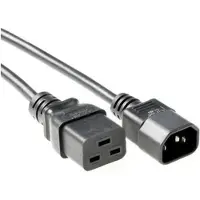 Microconnect Power Cord C19-C14 3m Black