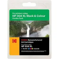 Kodak 185H030417 Hp Dj2620 (2) K Col Hp304Xl/N9K08Ae/N9K07Ae 15/18Ml (185H030417)