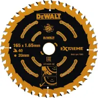 DeWalt Dt10301 Kreissägeblatt Für Holz 165x20 Mm