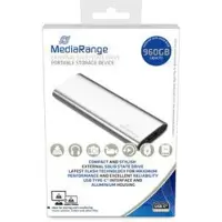MediaRange MR1103, 900 GB, M.2, USB Typ-C, 3.2 Gen 2 (3.1 Gen 2), 450 MB/s, Silber