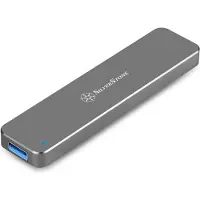 Silverstone MS09, SSD-Gehäuse, M.2, SATA, USB Anschluss, Anthrazit