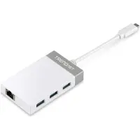 Trendnet TUC-ETGH3 USB-C to Gigabit Ethernet Adapter + USB Hub