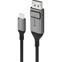 Alogic ULCDP02-SGR, 2 m, DisplayPort, USB Typ-C, Männlich, Männlich, Gerade