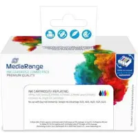 MediaRange MRHP655, Schwarz, Cyan, Magenta, Gelb, 21,6 ml, 14,2 ml, 4 Stück(e), 620 Seiten, Multipack