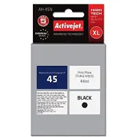 ActiveJet AH-45N Tintenpatrone (Ersatz für HP 45 51645A; Höchste; 44 ml; schwarz), Hohe (XL-) Ausbeute, Schwarz, Tinte auf Pigmentbasis, 44 ml, 1 Stück(e), Einzelpackung