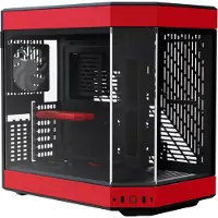 HYTE Y60 (rot/schwarz, Tempered Glass)