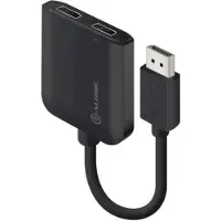 Alogic DP2DP-ADP, DisplayPort, 2 x DisplayPort, Männlich, Weiblich, Gerade, Gerade