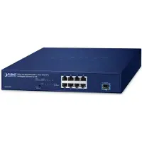 Planet MGS Rackmount 2.5G Switch, 8x RJ-45, 1x SFP+, 120W PoE+ (MGS-910X)