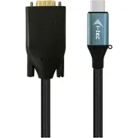 ITEC i-tec C31CBLVGA60HZ USB-C zu VGA Adapter Kabel 1,5m grau