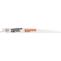Bahco Sandflex Bimetall-Säbelsägenblätter für Holz und Metall 6 ZpZ, 228 mm - 5 Stk/Einzelhandelsverpackung