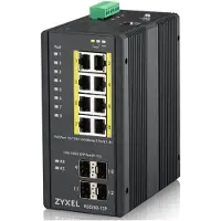 Zyxel RGS200-12P, Managed, L2, Gigabit Ethernet (10/100/1000), Power over Ethernet (PoE), Rack-Einbau, Wandmontage