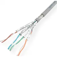Value S/FTP-(PiMF-) Kabel Cat.6 (Class E), Massivdraht, Eca, grau, 300 m
