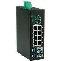 Roline Industrie Gigabit Switch, 8x RJ-45, Unmanaged, Gigabit Ethernet (10/100/1000), Vollduplex, Rack-Einbau