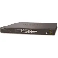 Planet GS-4210-16T2S, Managed, L2/L4, Gigabit Ethernet (10/100/1000), Vollduplex, Rack-Einbau, 1U