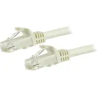 StarTech.com .com 3m Cat6 UTP RJ45 Gigabit Patchkabel Snagless - Cat 6 Netzwerkkabel - Weiß, 3 m, Cat6, U/UTP (UTP), RJ-45, RJ-45, Weiß