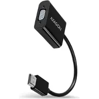 Axagon RVH-VGAN, 0,17 m, HDMI Typ A (Standard), VGA (D-Sub), Männlich, Weiblich, 3,5 mm (1/8)