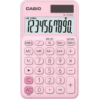 Casio SL-310UC-PK, Tasche, Einfacher Taschenrechner, 10 Ziffern, 1 Zeilen, Batterie/Solar, Pink