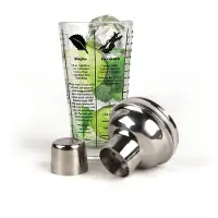 Kikkerland - Mix Master Cocktail Shaker 16OZ (BA22)