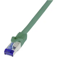 Logilink C6A115S, 20 m, Cat6a, S/FTP (S-STP), RJ-45, RJ-45, Grün