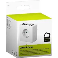 Microconnect GRUTIMER3, Weiß, Kunststoff, LCD, 50 g, 78 mm, 81 mm