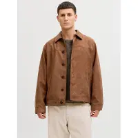 Jack & Jones Hemdjacke "JJECASABLANCA SHACKET SN" mit auffälliger Knopfleiste