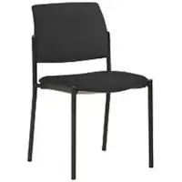 Mayer Sitzmöbel Stapelstuhl Stoff Schwarz 120 kg 2518 490 x 560 x 830 mm 4 Stück
