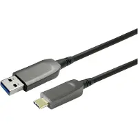 VivoLink PROUSBCAMMOP30, 30 m, USB C, USB A, USB 3.2 Gen 1 (3.1 Gen 1), Schwarz