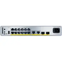 Cisco C9200CX-12P-2XGH-E, Managed, Gigabit Ethernet (10/100/1000), Power over Ethernet (PoE), Rack-Einbau