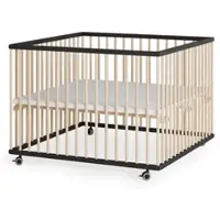 Sämann Laufgitter - schwarz/natur - Premium Kollektion | Gr.: 120x120 cm