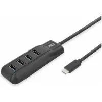 ACT AC6420, USB 3.2 Gen 1 (3.1 Gen 1) Type-C, USB 3.2 Gen 1 (3.1 Gen 1) Type-A, 5000 Mbit/s, Schwarz, Acrylnitril-Butadien-Styrol (ABS), 0,5 m