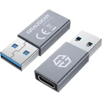 Graugear G-AD-CTA-10G, USB-A, USB-C, Silber