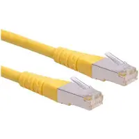 Roline Patchkabel Cat.6 (Class E) S/FTP (PiMF), gelb, 15 m