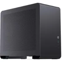 Jonsbo U4 Mini, Mini Tower, PC, Schwarz, ITX, Mini-ATX, Netz, Stahl, Gaming