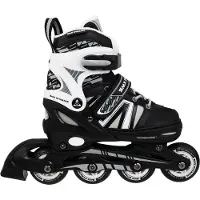 SportMe Inlineskates, Schwarz, 26-29