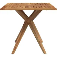 vidaXL Gartentisch Quadratisch 85x85x75 cm Massivholz Akazie