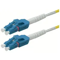 Roline LWL-Kabel duplex 9/125µm OS2, LC/LC, LSOH, UNIBOOT, Slim, gelb, 3 m