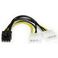StarTech.com .com 15cm LP4 auf 8-Pin PCI Express Grafikkarten Stromkabel